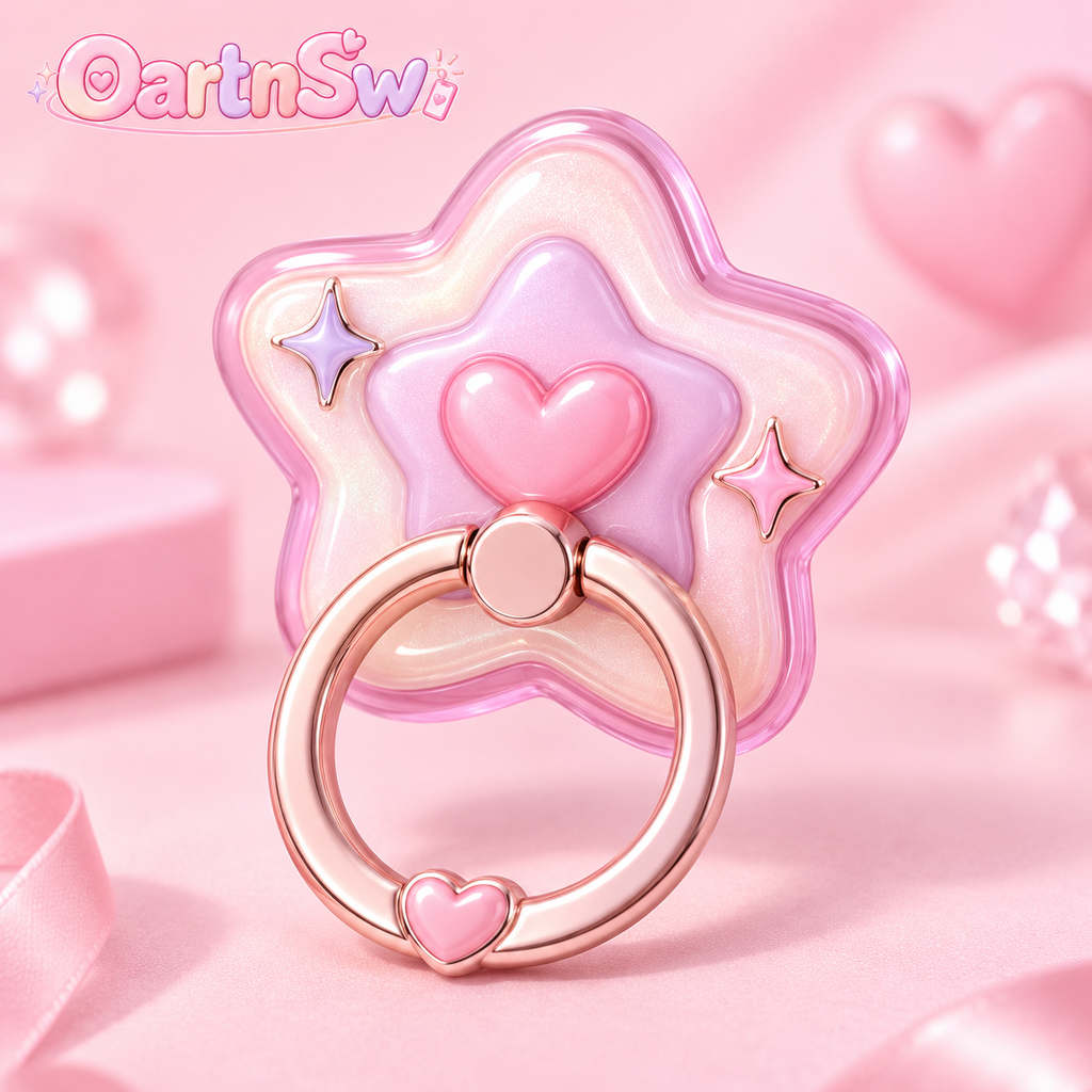 OartnSw Heart Arch Folding Phone Stand