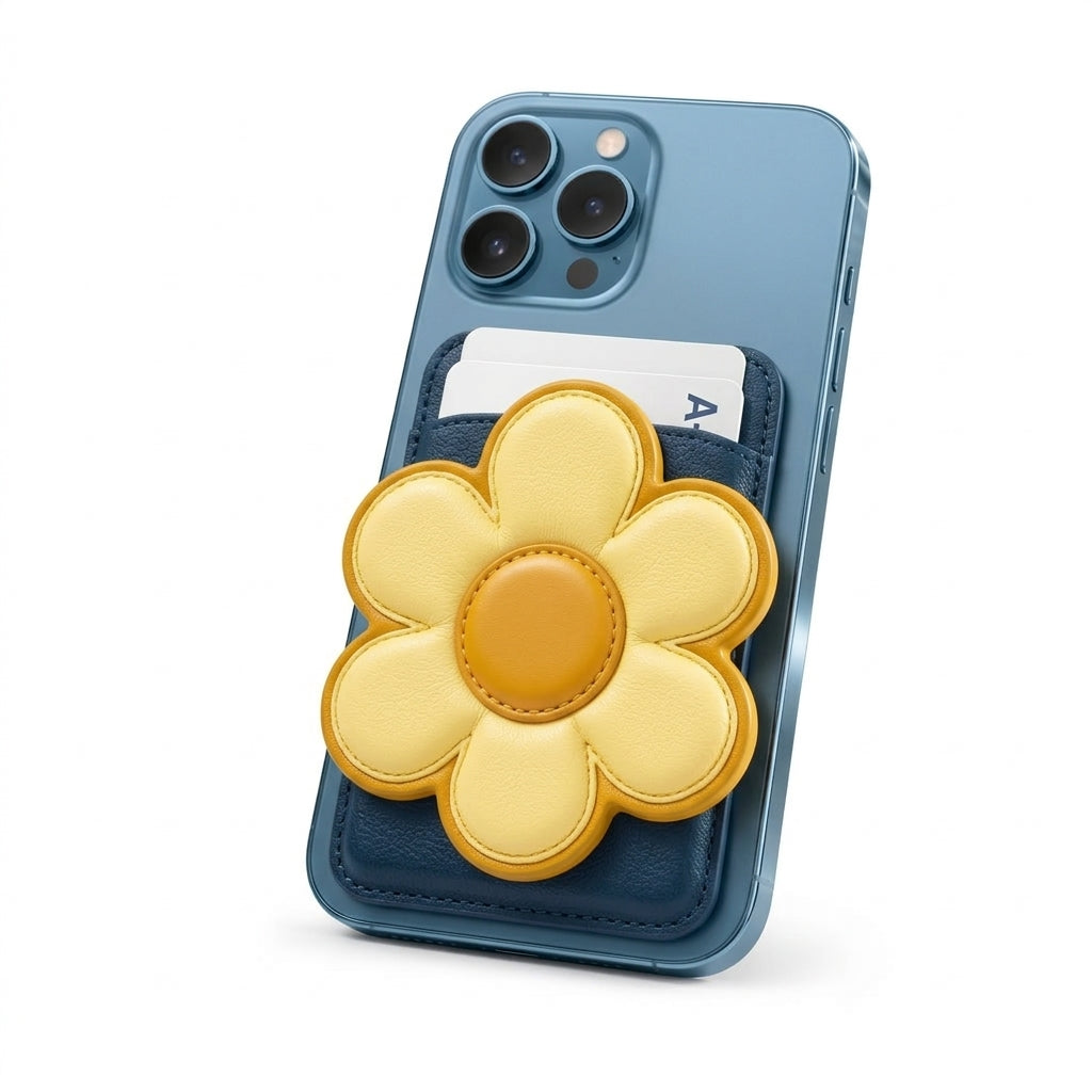 OartnSw Daisy Bloom Magnetic Phone Wallet