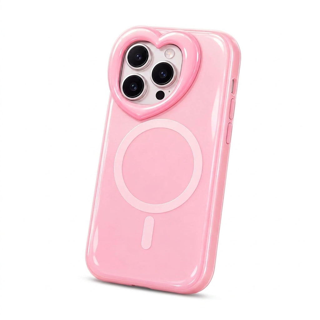 OartnSw Heart Frame Magnetic Phone Case