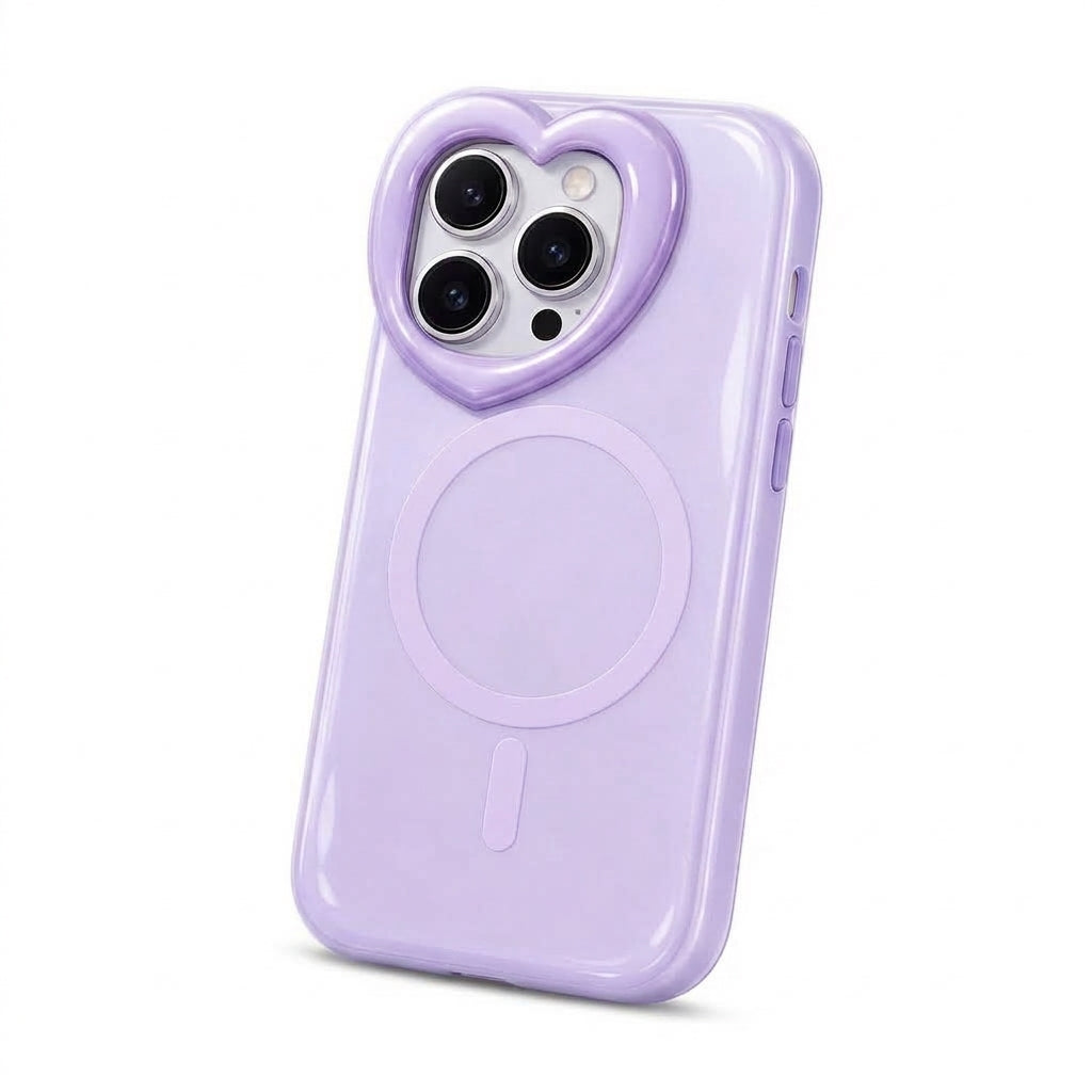 OartnSw Heart Frame Magnetic Phone Case