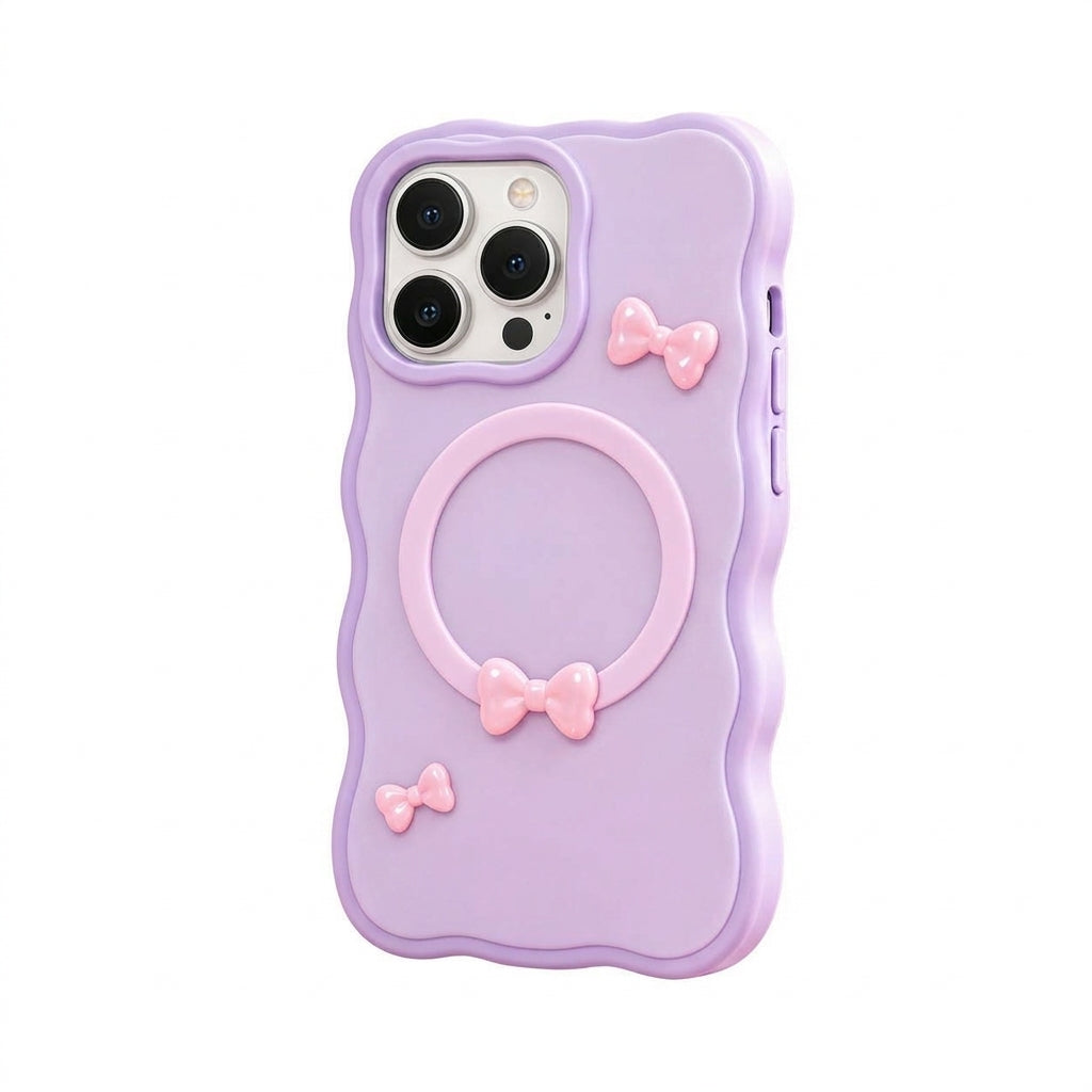 OartnSw Lilac Bow Wave Phone Case