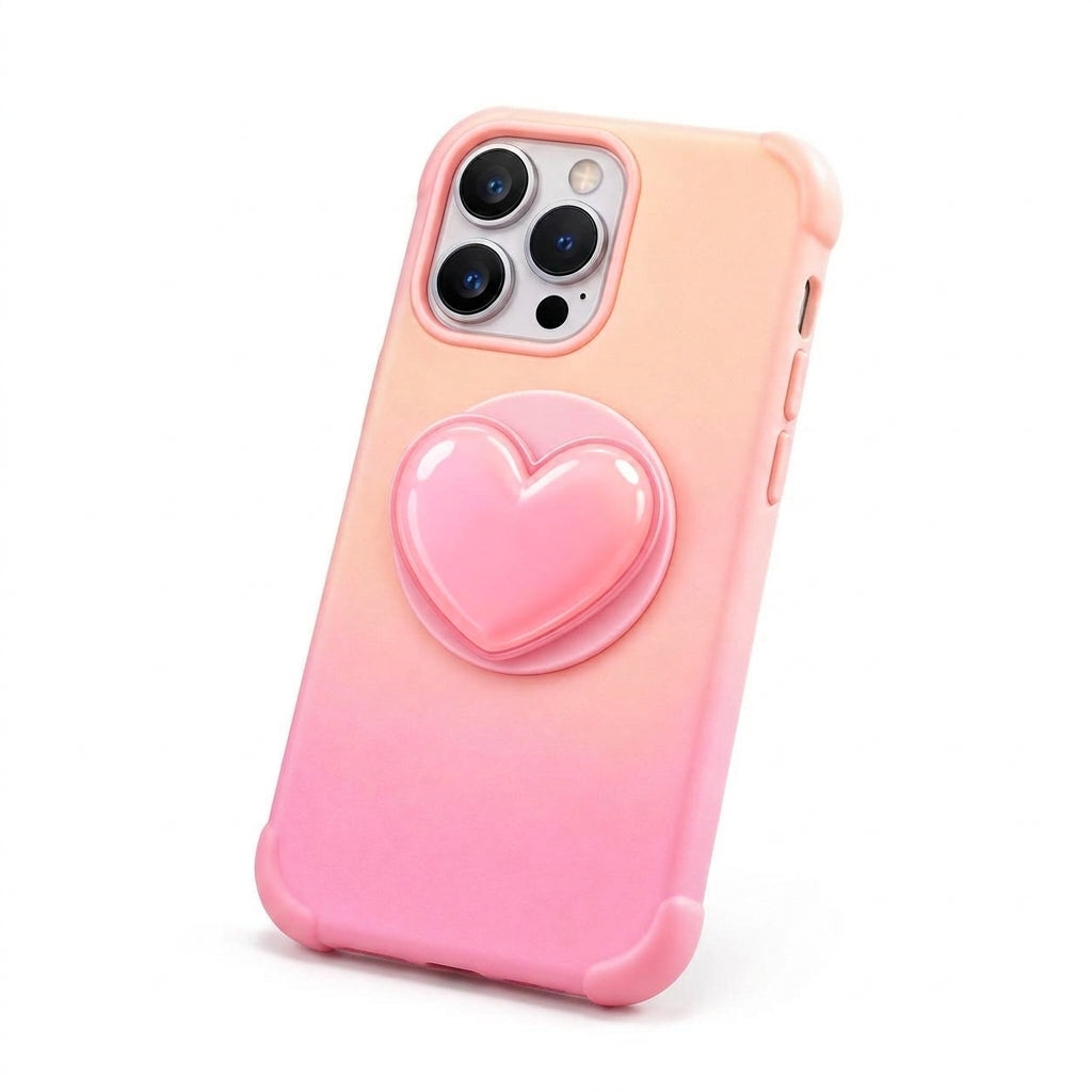 OartnSw Blush Heart Grip Phone Case