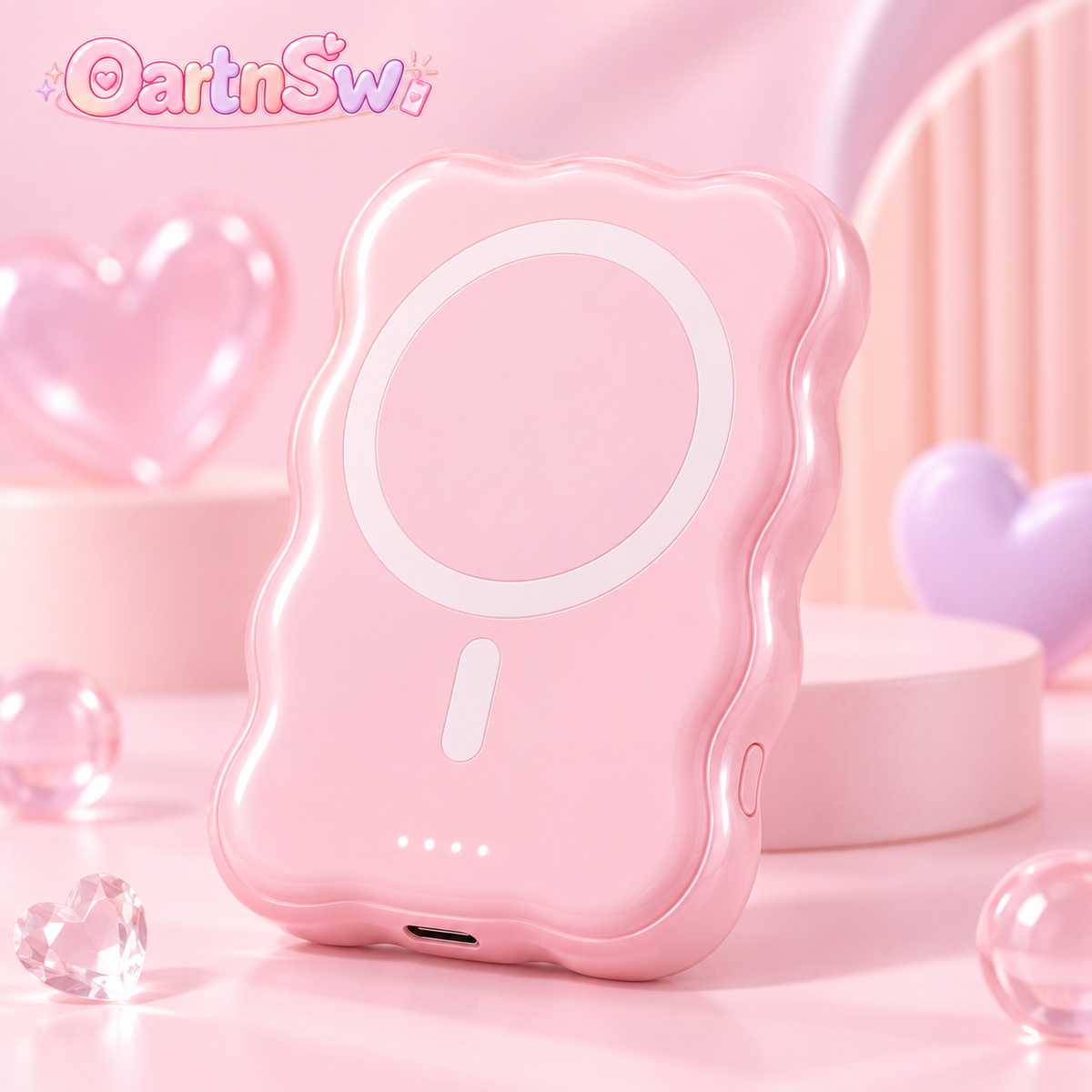 OartnSw Ripple Edge Magnetic Power Bank